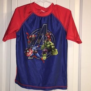 avengers swim shirt